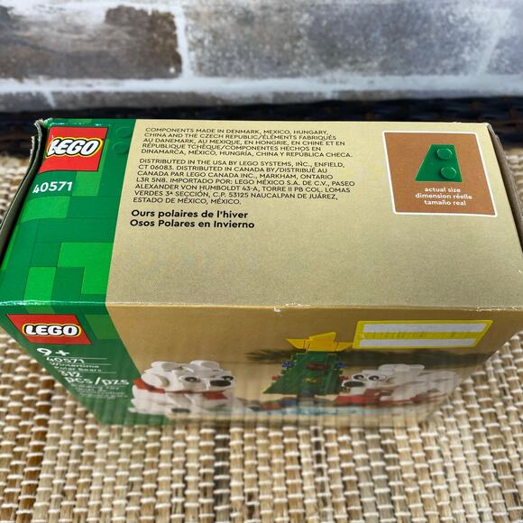 LEGO Limited Edition Retired Seasonal NEW Sealed Wintertime Polar Bear # 40571 - Picture 7 of 8